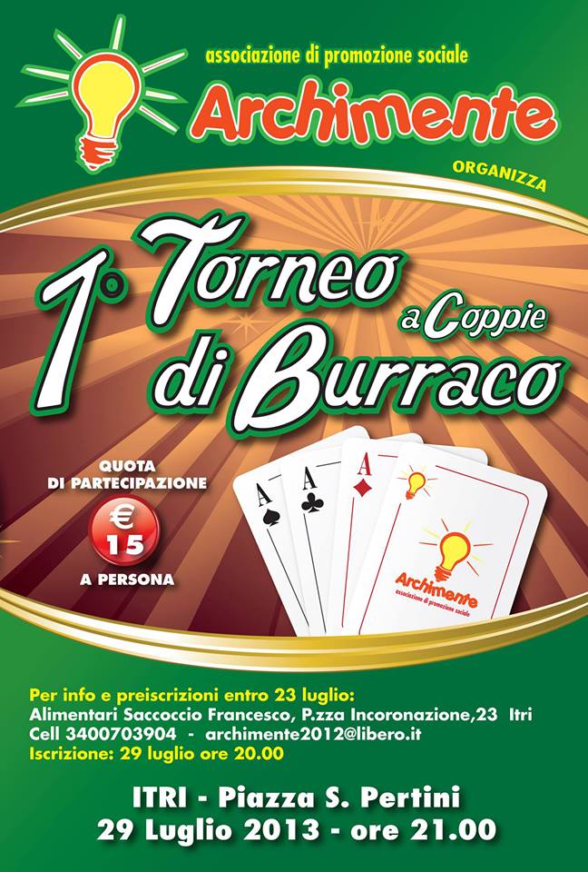 Torneo di Burraco_Archimente